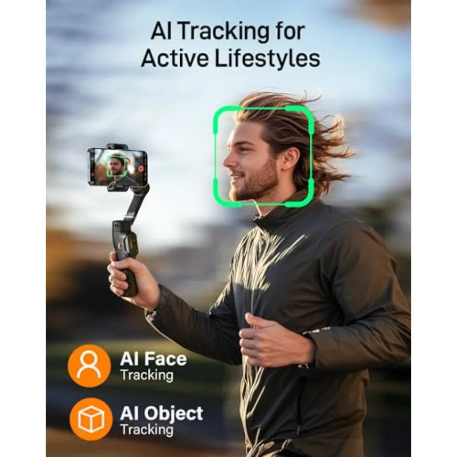 Hohem Isteady X3 SE Gimbal Stabilizer for Iphone Phone Stabilizer with Detachable Remote Control Portable Foldable 3-Axis Phone