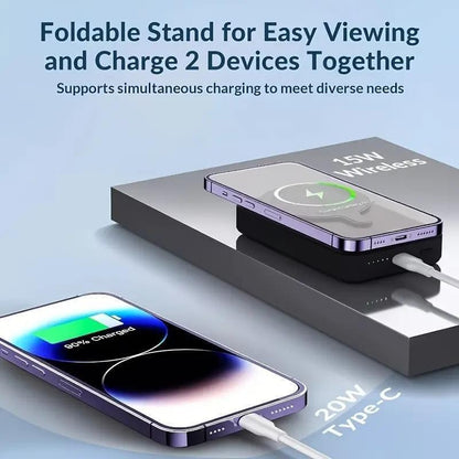 Magsafe Magnetic Wireless Power Bank 10000Mah Slim Charger Iphone 15 14 13 Pro