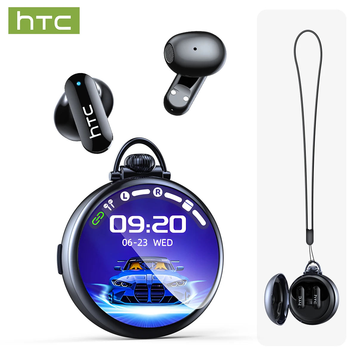 Ai Translation Smart Assistant  NE71 Wireless Bluetooth Earphones Headphones Full HD LCD Display Headset Music Sports Earbuds